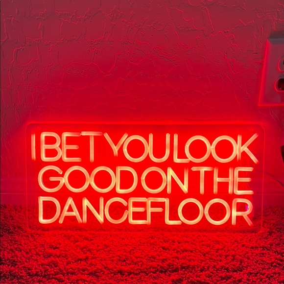 Other - Red Neon Sign Wall Decor